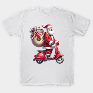 Santa Delivering Gifts T-Shirt